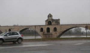 Le 18:18 : le Pont d'Avignon sous la neige