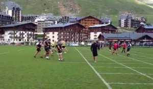 Rugby : le RCT poursuit sa préparation à Tignes