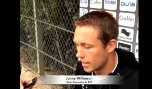 Rugby : "Cela se passe bien avec le RCT" (Wilkinson)