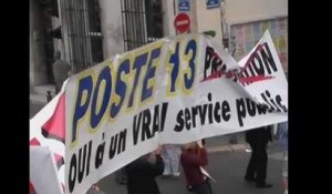 Les postiers manifestent à Marseille