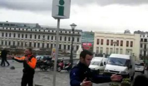 Tuerie à Liège: c'est la panique sur la place Saint-Lambert
