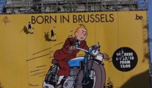 Les aventures de Tintin - Le secret de la licorne - Acrobatie - Animation sur place de Bouckere