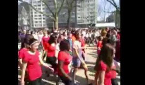 Flashmob pour les 120 ans du collège saint Louis de Liège
