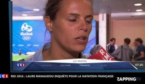 JO de Rio 2016 : Laure Manaudou très inquiète pour l'avenir de la natation française (Vidéo)