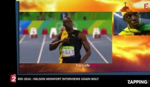 JO de Rio 2016 : Nelson Monfort interviewe Usain Bolt et se fait lyncher sur Twitter (Vidéo)