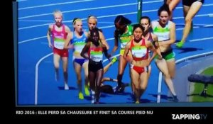 JO de Rio 2016 : Une athlète termine son 3000m steeple pied nu après avoir perdu sa chaussure (Vidéo)