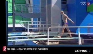 JO 2016 - Plongeon : L'énorme plat d'un concurrent fait le buzz (Vidéo)