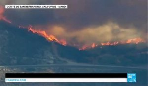 Californie : des milliers d'hectares en flammes à l'est de Los Angeles, des évacuations massives en cours