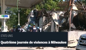 Etats-Unis : les violences se poursuivent à Milwaukee après le meurtre d'un Noir par un policier