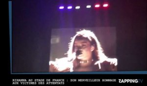 Rihanna au Stade de France : Son émouvant hommage aux victimes des attentats (vidéo)