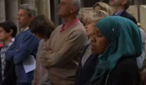 Rouen: Les musulmans se joignent aux prières des catholiques