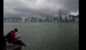 Le passage du typhon Nida à Hong Kong, en 42 secondes