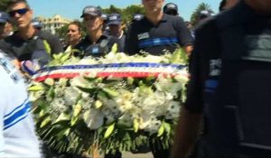 Nice: l'hommage de la police municipale aux victimes
