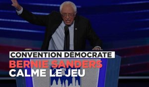 Convention démocrate : Bernie Sanders calme le jeu