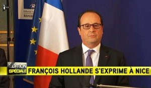François Hollande : "84 morts et une cinquantaine de personnes entre la vie et la mort"