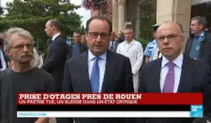 REPLAY - Intervention de François Hollande après la tuerie de l'église de Saint-Étienne-du-Rouvray :