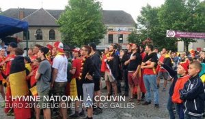 Euro 2016 - Les Couvinois chantent l'hymne national