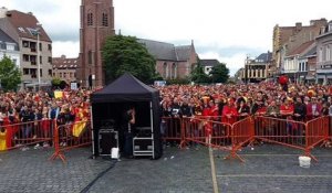 Mouscron vibre avec les Diables rouges