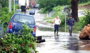 Verviers: inondations à Herve, Dison, Welkenreadt et Limbourg