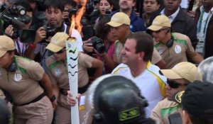 La flamme olympique est arrivée à Rio de Janeiro