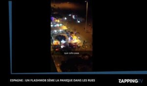 Un flashmob passe pour un attentat et sème la panique en Espagne (Vidéo)