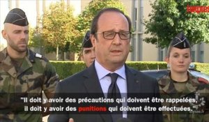Incendies près de Marseille: François Hollande promet de "trouver les auteurs"