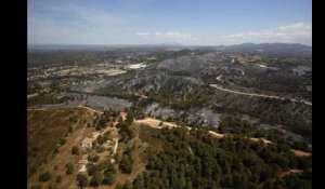 Le 18:18 - Exclusif : la zone dévastée par l'incendie vue du ciel