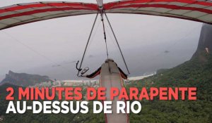 2 minutes de deltaplane dans les airs de Rio de Janeiro