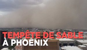 Impressionnante tempête de sable à Phoenix