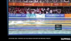 JO de Rio 2016 - Michael Phelps : 21 médailles d'or, revivez ses exploits (Vidéo)