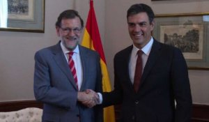 Mariano Rajoy rencontre le socialiste Pedro Sanchez