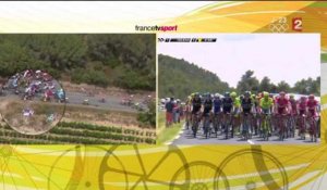 Chute sur la 11ème étape du Tour de France
