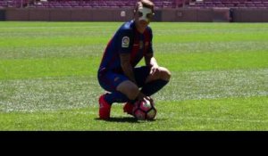 Foot:Digne ravi du début de sa "grande aventure" au FC Barcelone