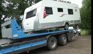 Jambes: 21 caravanes volées saisies dans un camp de gens du voyage