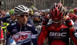 Milan-San Remo : le peloton s'associe à la douleur des Belges
