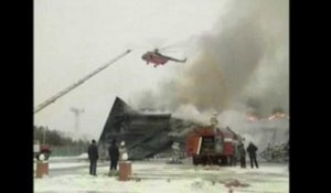 Russie : incendie dans un aéroport