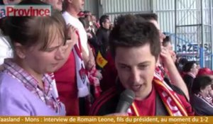 Waasland - Mons : interview de Romain Leone, fils du président du RAEC Mons