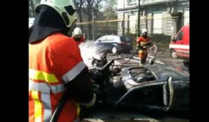 Manif des pompiers à Bruxelles: cela chauffe