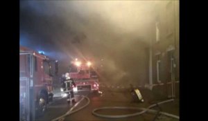Mouscron: incendie d'une habitation à la chaussée du Clorbus (vidéo)