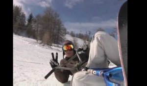 A la découverte du snowscoot à Pra-Loup