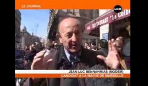 Bayrou à Marseille pour soutenir Bennahmias