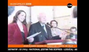 Discours de victoire pour Jean-Claude Gaudin