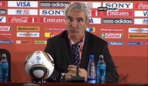 Le journal des Bleus : Domenech ne trouve pas de mots...