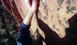 Ce que ressent un grimpeur en pleine ascension quand il tombe d'une paroi rocheuse
