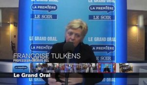 Le grand oral Le Soir/RTBF avec Françoise Tulkens