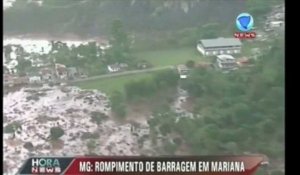 Rupture du barrage minier de Fundao au Brésil