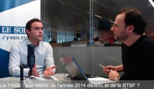 Le 11h02 : que retenir de l'année 2014 de RTL et de la RTBF ?