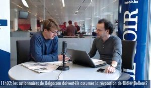 Le 11h02 : procès Bellens, « les actionnaires de Belgacom ne veulent pas être pris en otage »