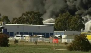 Dangereux incendie dans une usine en Australie