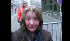 Explosion à Liège: un témoin en pleurs